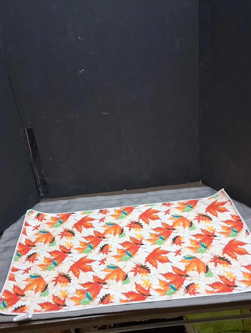 Autumn leaf design hand made dough bowl